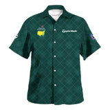 Golf Geometric Pattern Green Masters Tournament Taylor Made Hawaiian Shirt Style Classic Oversized H