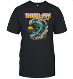 2024 Summer Gods Tour Third Eye Blind Skeleton Surfing T-Shirt