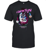 I Saw the TV Glow Puff Print Mr. Sprinkly Shirt