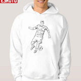 Black Outline Design Olivier Giroud Unisex Hoodie