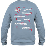 Jvke X Enhypen Names Sandstone Shirt