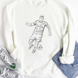 Black Outline Design Olivier Giroud Unisex Hoodie
