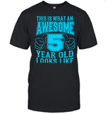 Kinder ICH BIN 5 JAHRE 5 Geburtstag Geschenk Jungen 5 Jahre shirt