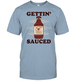 Gettin' Sauced Bbq t-shirt, hoodie, tank top, sweater and long sleeve t-shirt