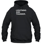 Lightning And Thunder Hooded Sweatshirt