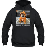 Dog Coin Go To The Moon Hooded Sweatshirt