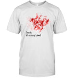 Ken Carson I'm Ok It's Not My Blood White T-Shirt