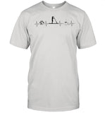 Heartbeat Dog Rowing And Coffee shirt