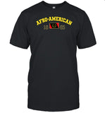 Jhilikeye Wearing Afro-American Heritage Flag 1865 Shirt