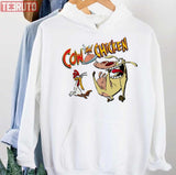 90s Cartoon Cow And Chicken Unisex Hoodie