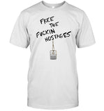 Eitan Chitayat Wearing Free The Fuckin Hostages Shirt