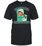 garfield sofa oh my lord i am so bored t-shirt_1