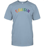 Kids Cousin Rainbow T-Shirt New 2023