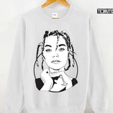Black N White Björk Actress Musician Guðmundsdóttir Retro Wave Unisex T-Shirt