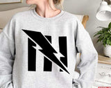 Black Lightening Bolt Unreal Tournament Unisex Sweatshirt