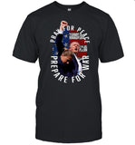 Hodgetwins Donald Trump Pray For Peace Prepara For War T Shirt