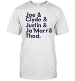 Joe & Clyde & Justin & Ja'marr & Thad Tee