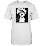 Limited The gojo red art design t shirt