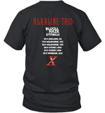 Alkaline Trio Blood Hair Eyeballs Australia Tour 2024 New T-Shirt