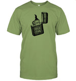 Limited High Time Ablaze Light Olive Heather Shirt