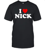 I Love Nick Barstool Ria Sweatshirt
