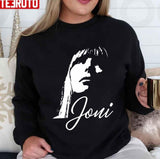 Black N White Art Of Young Joni Mitchell Unisex T-Shirt