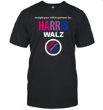 Jamandabop Straight Guys With Bi Partners For Harris Walz Shirt