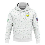 Golf Sport Masters Tournament Taylor Made Hoodie Shirt Sports Augusta Icons Pattern White Green Hoodie Shirt