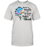 Ab Suddenly Never Underestimate An Old Woman With Native Blood shirt