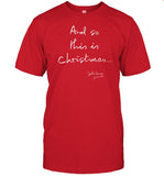 And So This Is Christmas Sweatshirt