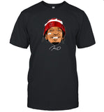 Jayden Daniels Face Bandage Commanders T Shirt