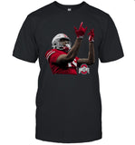 Jelani Thurman Portrait Ohio State Logo T-Shirt
