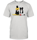 Dog Bride And Groom – Retriever And Collie shirt_1