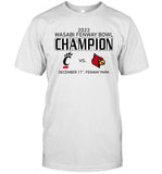 Cincinnati Bearcats vs Louisville Cardinals 2022 Wasabi Fenway Bowl Champion Tee