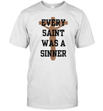 Chris Brown Wearing Every Saint Was A Sinner Tee