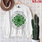 Blessed Irish St Patrick's Day Shamrock St Paddys Heart Sweatshirt