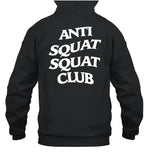Abby Berner Wearing Anti Squat Squat Club Hoodie