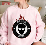 Black Logo Big Face Coffee Unisex T-Shirt