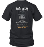Keith Urban High Concert Shirt