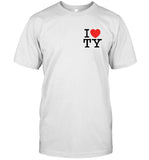 I love TY T-Shirt tee
