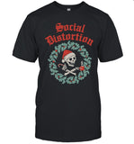 Limited Social Distortion Skelly Wreath Shirt