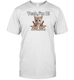 Dippytees Cat Meme Yeah, I'm Bi (Boob Inspector)