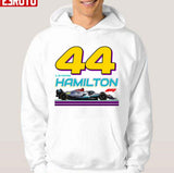 #44 Lewis Hamilton F1 Mercedes Amg Petronas Formula One Team 2022 Unisex T-shirt