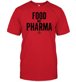 Ian Carroll Wearing Food Not Pharma Shirt