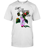 limited ALL FLOWERS DIE t shirt
