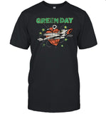 Limited T Shirt Green Day Airplane Heart Grenade Tour 2024