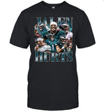 Jalen Hurts Shirt, Football American Graphic Vintage, Football 90s Bootleg