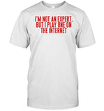 Fantasy Receipts I'm Not An Expert But I Play One On The Internet Shirt