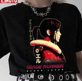 Blade Runner Black Lotus Elle Kanji Portrait Unisex T-Shirt