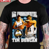 90s Basketball Legend Tim Duncan The Big Fundamental Unisex Hoodie